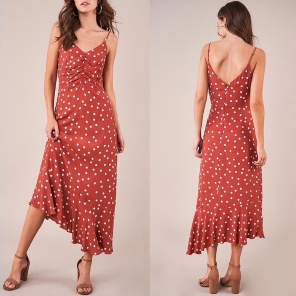 Sugarlips Scarlet Polka Dot Dress